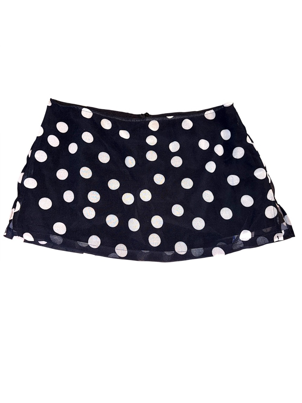 NWT Cider black polka dot mini skirt skirt size Small